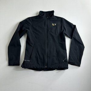 MOUNTAIN HARDWARE Black Soft Shell Jacket‎ Women's Size Small Fleeced Lined